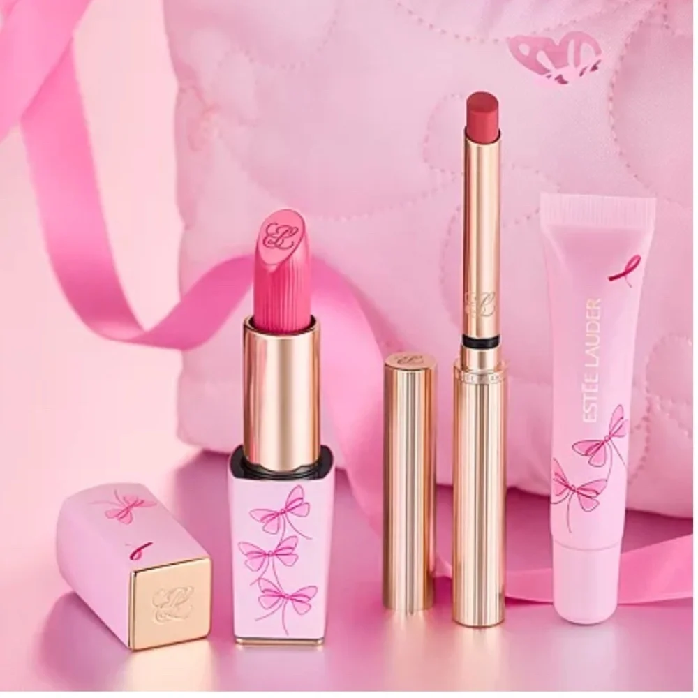 NWT Estée Lauder 4-Pc. Bouquet Of Strength Lip Set